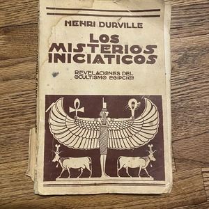 LOS MISTERIOS INICIATICOS. ENSENYANZAS OCULTAS DEL LIBRO By Henri Durville 1958/